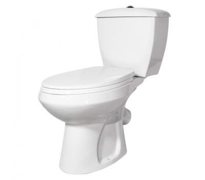 Унитаз-компакт Оскольская керамика Элисса Стандарт, нижний подвод, косой выпуск, с сиденьем, белый 43301130202 Унитаз-компакт Оскольская керамика Элисса Стандарт, нижний подвод, косой выпуск, с сиденьем, белый 43301130202