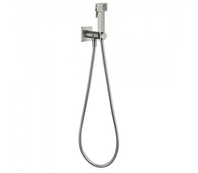 Гигиенический душ со смесителем встраиваемый Grocenberg GB005NK, никель 