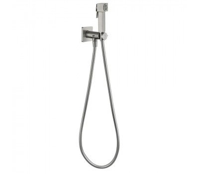 Гигиенический душ со смесителем встраиваемый Grocenberg GB005NK, никель 
