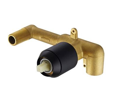 Внутреннее тело для настенного смесителя Bravat D968K-ENG Черный 