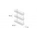Полка Fixsen прямая трехэтажная белая FX-730W-3 