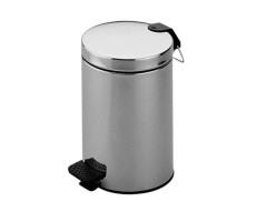 Контейнер для мусора напольная модель, c крышкой, с ножной педалью Keuco  04988070000 Хром 