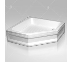 Душевой поддон трапеция 100х100 см RGW BT/CL-S-A 16180500-51 (сифон, экраны приобретаются отдельно)