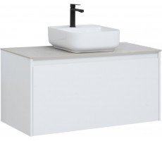 Тумба под раковину Aquanet Nova Lite 100 белый (1 ящик) 