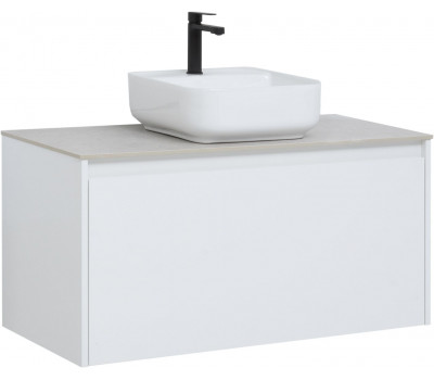 Тумба под раковину Aquanet Nova Lite 100 белый (1 ящик) Тумба под раковину Aquanet Nova Lite 100 белый (1 ящик)