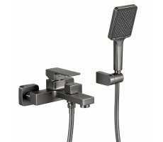 Смеситель для ванны FRAP F3291-29, оружейная сталь Смеситель для ванны FRAP F3291-29, оружейная сталь
