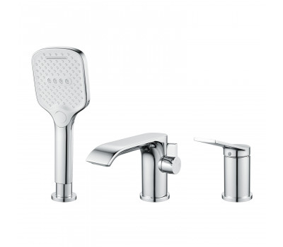 Смеситель на борт ванны Shevanik S4112, хром