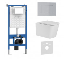 Комплект 3в1 IBERICA BLANCA инсталляция SILENCIO, унитаз TOLEDO ALTO белый, кнопка смыва ESTI-S хром матовый (IB001.TLA.234.853) Комплект 3в1 IBERICA BLANCA инсталляция SILENCIO, унитаз TOLEDO ALTO белый, кнопка смыва ESTI-S хром матовый (IB001.TLA.234.853)