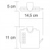 Держатель туалетной бумаги WasserKRAFT Kammel K-8300 8325 Хром 