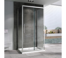 Душевой уголок ABBER Schwarzer Diamant AG30140H-S85-S85 хром 