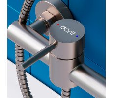 Смеситель для душа Dorff Logic new D3020000SS Нержавеющая сталь Смеситель для душа Dorff Logic new D3020000SS Нержавеющая сталь