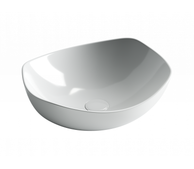 Умывальник чаша накладная овальная Element 420*385*145мм Ceramica Nova CN5017 Белый 