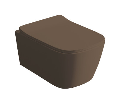 Унитаз подвесной Artceram A16 ASV006 40 00 цвет brown tortora