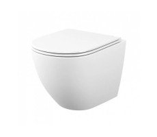 Унитаз подвесной Maretti Elena безободковый с микролифтом, EA10PBM06-844, белый 