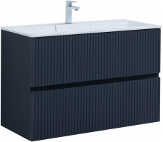 Тумба с раковиной Aquanet Джейн 100 цв.маренго (раковина Фортуна) 00332522 Тумба с раковиной Aquanet Джейн 100 цв.маренго (раковина Фортуна) 00332522