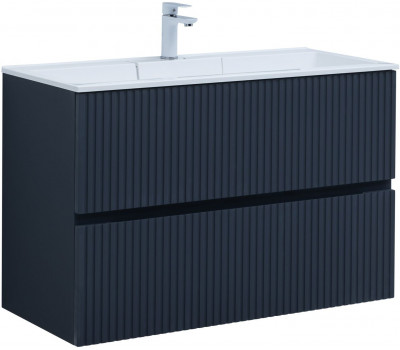 Тумба с раковиной Aquanet Джейн 100 цв.маренго (раковина Фортуна) 00332522 Тумба с раковиной Aquanet Джейн 100 цв.маренго (раковина Фортуна) 00332522