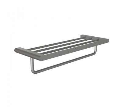 Полка для полотенец Knotlor  TR102GM оружейная сталь матовый 