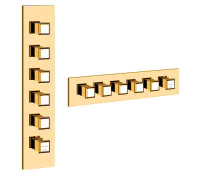 Термостат смеситель для душа GESSI Eleganza 46210#080 Золото Термостат смеситель для душа GESSI Eleganza 46210#080 Золото