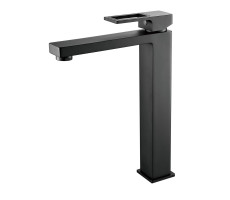 Смеситель для раковины высокий  Raffine F1196H, черный