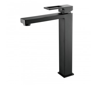 Смеситель для раковины высокий  Raffine F1196H, черный