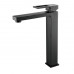 Смеситель для раковины высокий  Raffine F1196H, черный