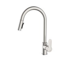 Смеситель IDDIS для кухни с выдвижным изливом сталь Cuba CUBSTP0i05 Смеситель IDDIS для кухни с выдвижным изливом сталь Cuba CUBSTP0i05