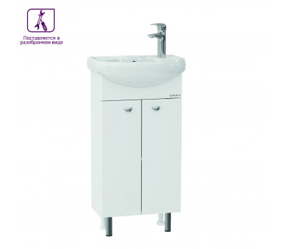 Тумба Onika Азов 40 напольная, белая, разборная (ум. Азов 40) 104012 