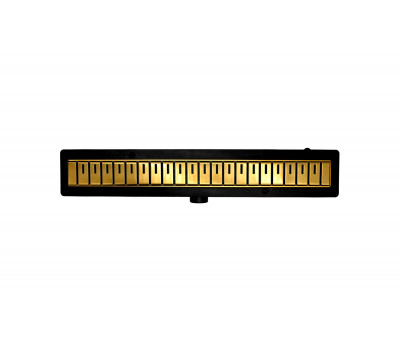 Душевые трапы PLASTBRNO DESIGN 2 SZH8850 матовое золото Душевые трапы PLASTBRNO DESIGN 2 SZH8850 матовое золото