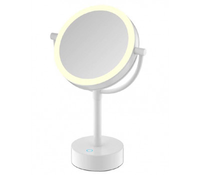 Зеркало настольное JAVA двухстороннее S-M221W белый Зеркало настольное JAVA двухстороннее S-M221W белый