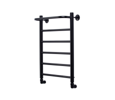 Полотенцесушитель водяной Comfysan Capri W-6 60/40 с полкой, черный Полотенцесушитель водяной Comfysan Capri W-6 60/40 с полкой, черный