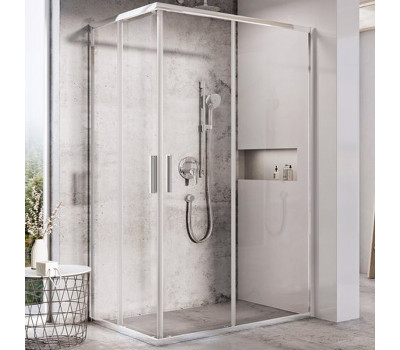 Душевая дверь Ravak X1XM70C00Z1 раздвижная 90х195, толщина полотна 6мм универсальная, цвет профиля хром 