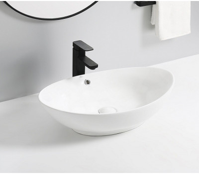 Умывальник CeramaLux 9019 белый 