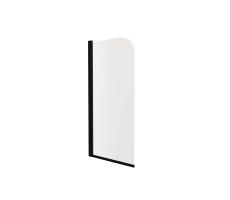 Шторка на ванну распашная Knotlor BS070CG0BL 140х70 черный  