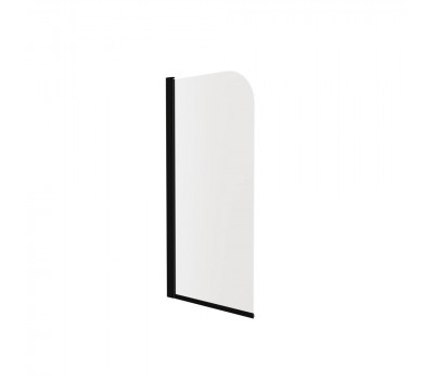 Шторка на ванну распашная Knotlor BS070CG0BL 140х70 черный  