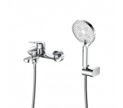 Смеситель для ванны с душем DQ Frankfurt короткий излив хром DA1733201 