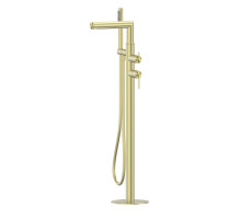 Смеситель ABBER Perfekte 316 AF8A15BG отдельностоящий для ванны, золото брашированное 