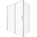 Душевой уголок Allen Brau Priority 160x80 3.31038.BA + 3.31041.BA серебро браш 