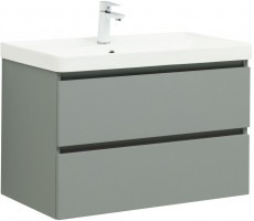 Тумба с раковиной Aquanet Вега 2.0 80 2 ящ. цв.мисти грин (раковина Ирис) 00344749 Тумба с раковиной Aquanet Вега 2.0 80 2 ящ. цв.мисти грин (раковина Ирис) 00344749