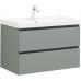 Тумба с раковиной Aquanet Вега 2.0 80 2 ящ. цв.мисти грин (раковина Ирис) 00344749 Тумба с раковиной Aquanet Вега 2.0 80 2 ящ. цв.мисти грин (раковина Ирис) 00344749