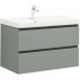 Тумба с раковиной Aquanet Вега 2.0 80 2 ящ. цв.мисти грин (раковина Ирис) 00344749 Тумба с раковиной Aquanet Вега 2.0 80 2 ящ. цв.мисти грин (раковина Ирис) 00344749