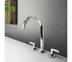 Смеситель для раковины Fantini Icona Deco 53 02 R107 Хром Смеситель для раковины Fantini Icona Deco 53 02 R107 Хром