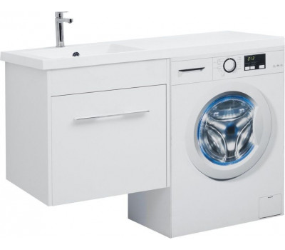 Тумба с раковиной Aquanet Августа 120 L белый Тумба с раковиной Aquanet Августа 120 L белый