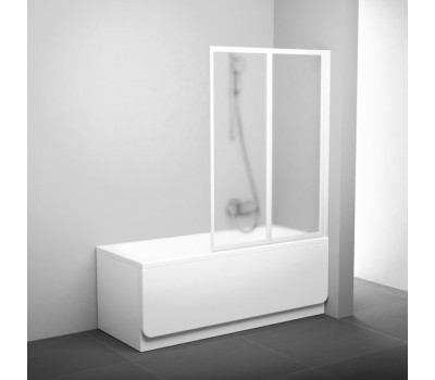 Шторка для ванны складная Ravak VS2 105х140 цвет профиля белый 796M0100Z1 