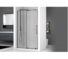 Душевая дверь Royal Bath BERN-S RB100-T-BL 100x195 (прозрачное) черный матовый 