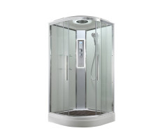 Душевая кабина AvaCan EM2011LEDT прозрачная Хром 