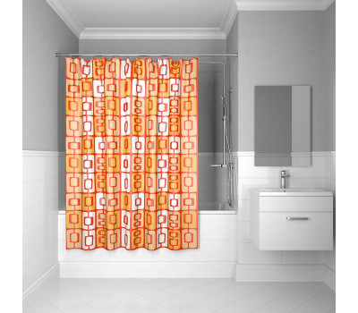 Штора для ванной комнаты IDDIS Orange Toffee 200*240 см orange toffee 280P24RI11 Штора для ванной комнаты IDDIS Orange Toffee 200*240 см orange toffee 280P24RI11