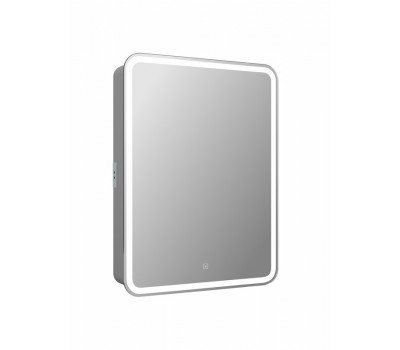 Зеркало-шкаф CONTINENT Elliott LED 600х800 правый с розеткой МВК018 