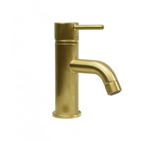 Смеситель для раковины PAINI Cox без донного клапана, брашированное золото PVD (PJ) 78PJ205 