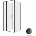 Душевой уголок Allen Brau Priority 90x90 3.31027.BBA + 3.31045.BBA черный браш 