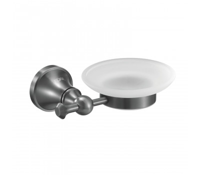 Мыльница Rose RG1903T, пепельный